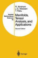 Copertina  Manifolds, tensor analysis, and applications