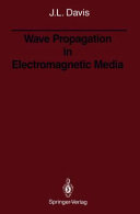 Copertina  Wave propagation in electromagnetic media