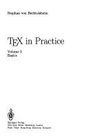 Copertina  TEX in practice. Vol. I: Basics