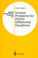Copertina  Inverse problems for partial differential equations