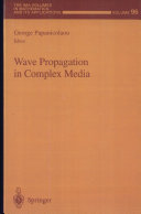 Copertina  Wave propagation in complex media