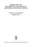 Copertina  Propagation of transient elastic waves in stratified anisotropic media