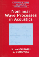Copertina  Nonlinear wave processes in acoustics