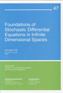 Copertina  Foundations of stochastic differential equations in infinite dimensional spaces