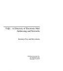 Copertina  !%@:: a directory of electronic mail : addressing and networks