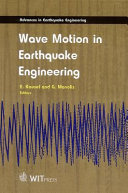 Copertina  Wave motion in earthquake engineering