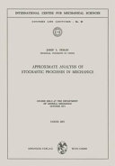 Copertina  Approximate analysis of stochastic processes in mechanics