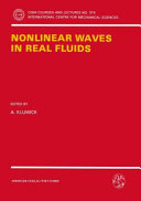 Copertina  Nonlinear waves in real fluids