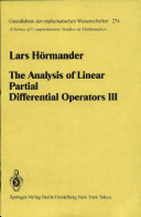 Copertina  The analysis of linear partial differential operators : Vol. III: pseudo-differential operators