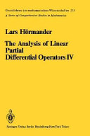 Copertina  The analysis of linear partial differential operators : Vol. IV: Fourier integral operators