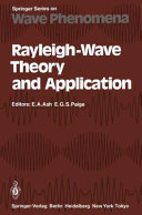 Copertina  Rayleigh-wave theory and application : Proceedings of an international symposium, London, 15-17 July, 1985