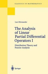Copertina  The analysis of linear partial differential operators : Vol. I: distribution theroy and Fourier analysis